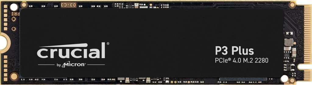 Crucial P3 Plus SSD 2TB M.2 NVMe PCIe Gen4 Internal SSD, Up to 5000MB/s